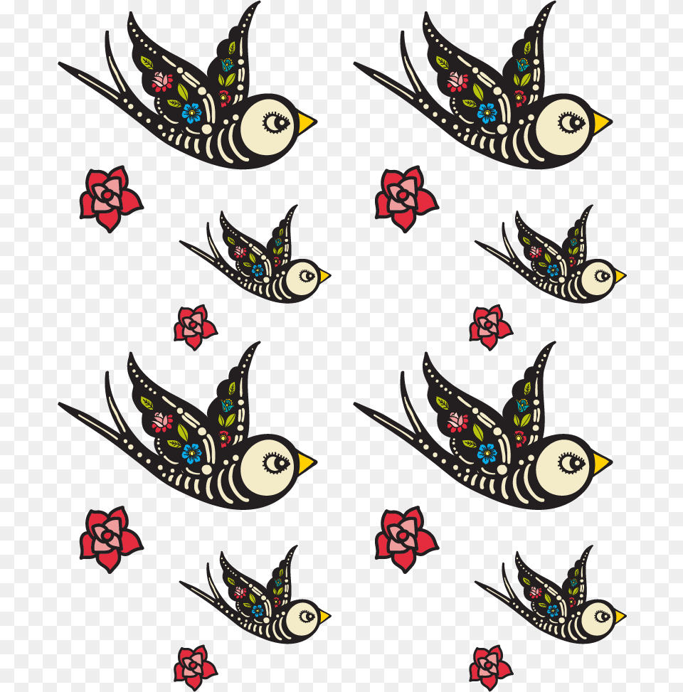 European Swallow, Pattern, Art, Graphics, Accessories Free Png Download