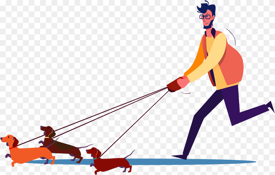 Eusoh Dog, Walking, Person, Adult, Woman Png