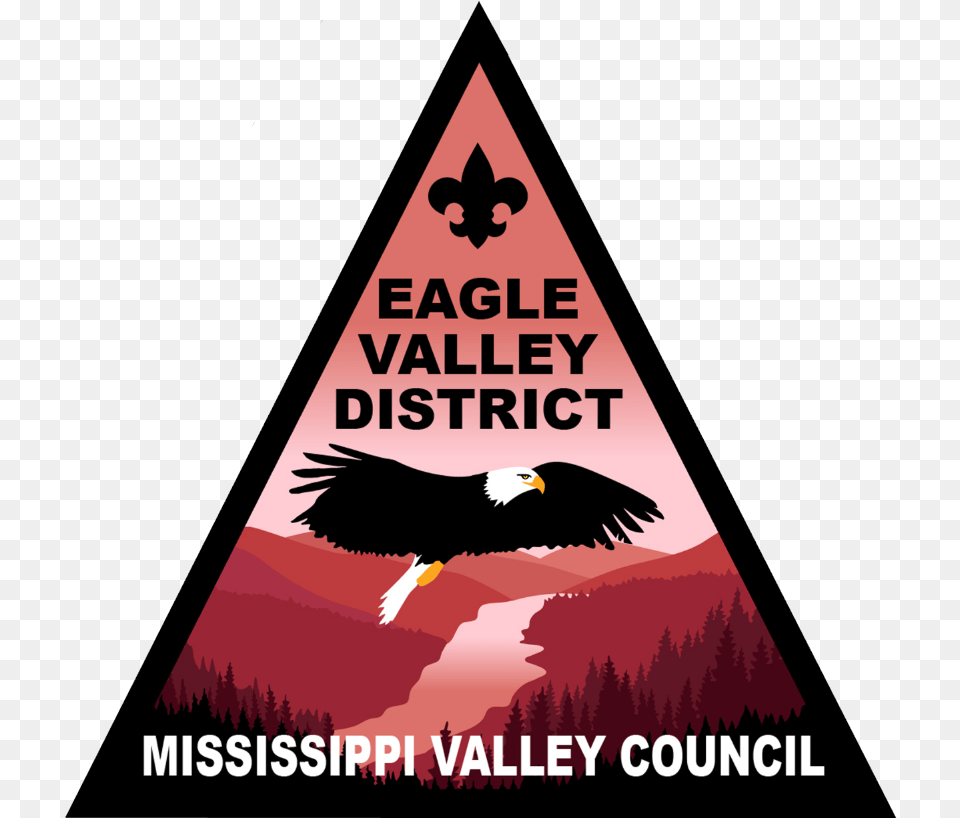 Ev District Logo Traffic Sign, Triangle, Animal, Bird, Advertisement Free Png Download