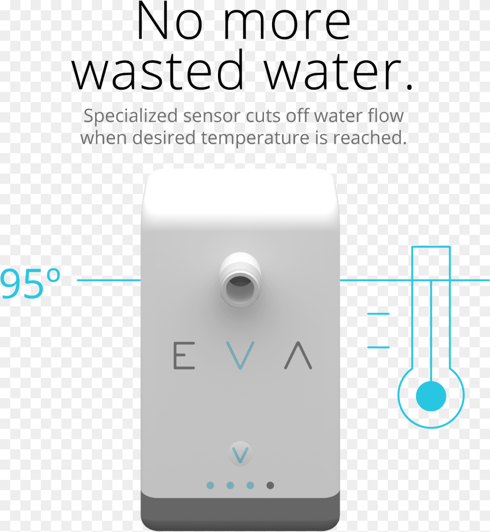 Eva Begins Tracking Your Water Temperature From The Wasting Water Shower, Electrical Device, Switch, Electronics, Mobile Phone Png Image