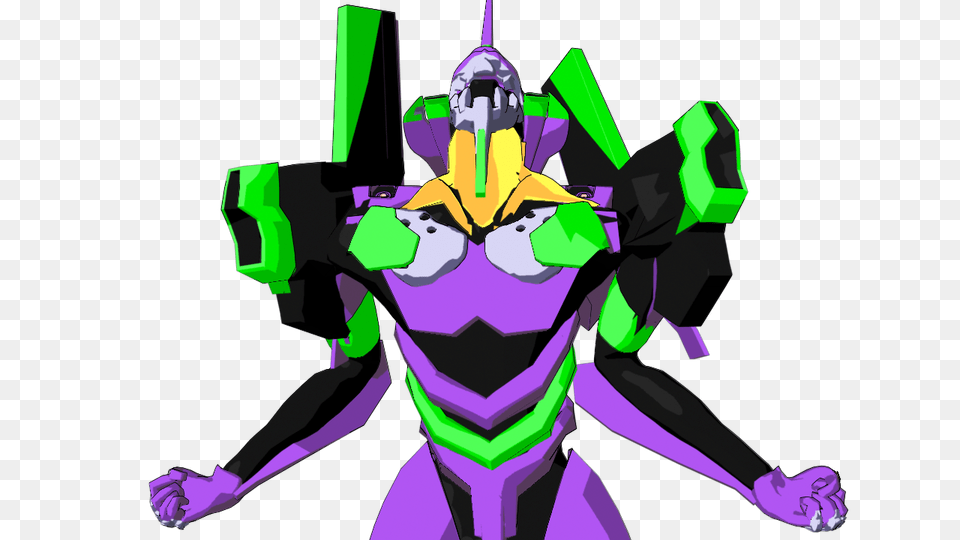 Eva Berserk Yell, Art, Graphics, Purple, Person Free Png