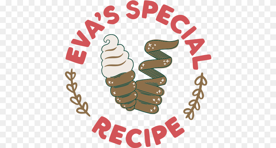 Eva S Original Chimney Cake Recipe Chimney Cake, Cream, Dessert, Food, Ice Cream Free Transparent Png