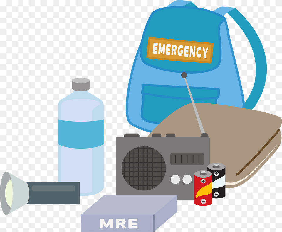 Evacuation Bag Supplies Clipart, Electronics Free Png Download