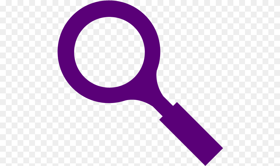Evaluation Icon Purp Magnifying Glass Footprint Free Transparent Png