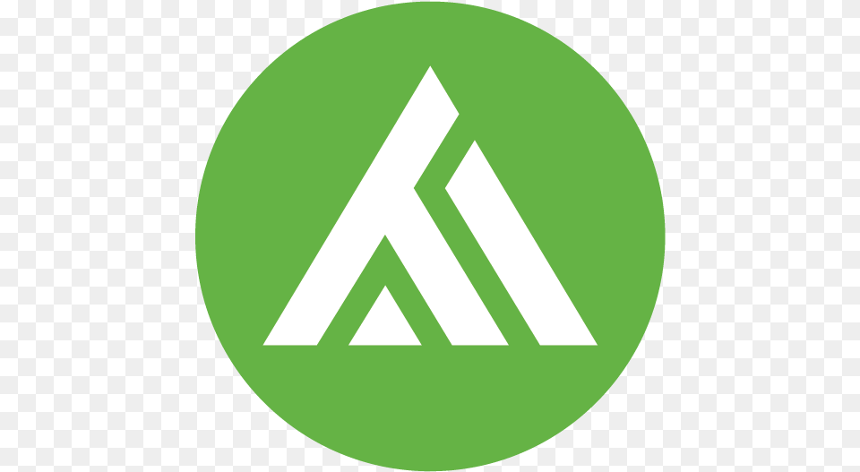 Evangel Church Dot, Green, Logo, Triangle, Disk Free Png