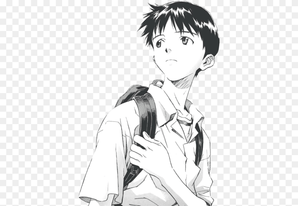 Evangelion Tumblr Shinji Ikari, Book, Comics, Publication, Adult Free Transparent Png