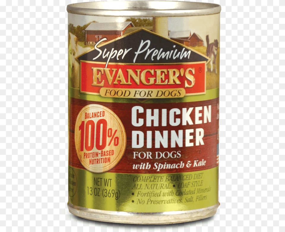 Evangers Super Premium Chicken Dinner Canned Dog Food Evangers Can Dog Gold Beef Dinner 12 13 Oz Cans, Tin, Aluminium, Canned Goods Free Transparent Png