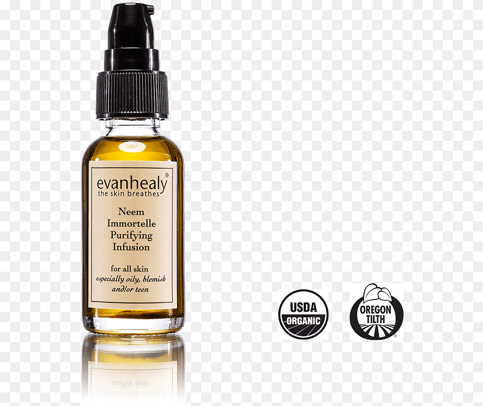 Evanhealy Neem Immortelle Purifying Infusion, Bottle, Aftershave, Cosmetics, Perfume Free Png