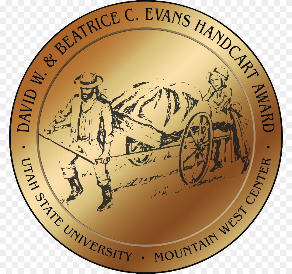 Evans Handcart Award Seal Circle, Adult, Male, Man, Person Png