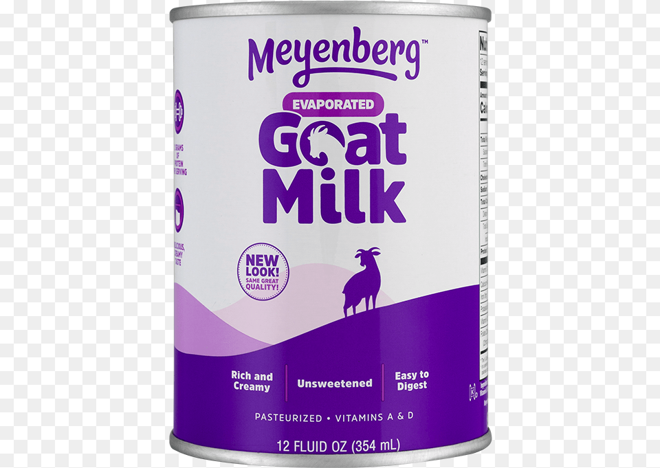 Evaporated Goat Milk Milk, Advertisement, Tin, Can Png Image