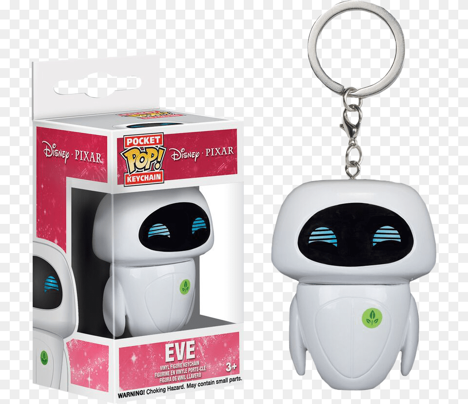 Eve Pocket Pop Vinyl Keychain Eve Funko Pop Keychain, Robot Png Image