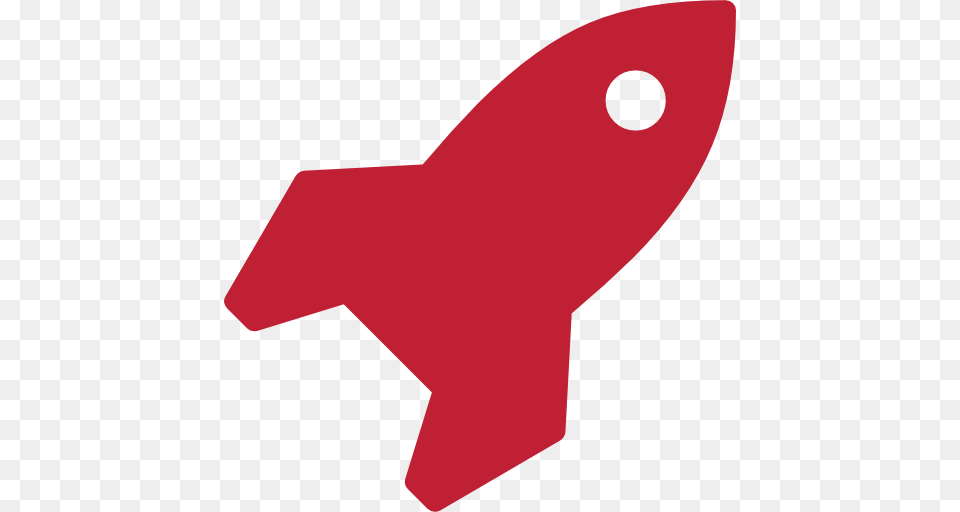 Eve Small Rocket Ship Silhouette Red, Maroon Free Transparent Png