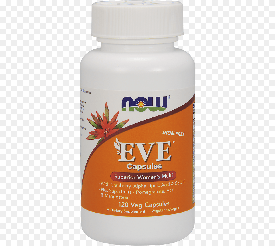 Eve Women39s Multiple Vitamin Veg Capsules Now Foods Eve Multi Vitamin For Women, Herbal, Herbs, Plant, Astragalus Png Image