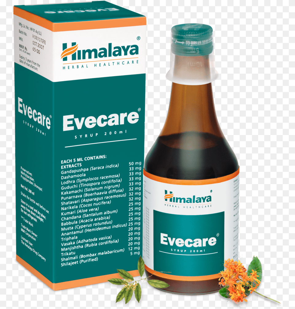Evecare Syrup, Food, Herbal, Herbs, Plant Free Png