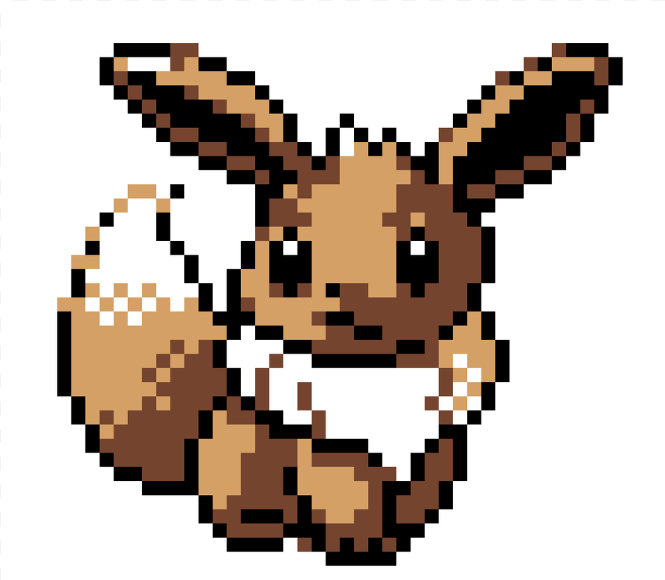 Evee Eevee Pixel Art, Animal, Mammal, Deer, Wildlife Free Png Download