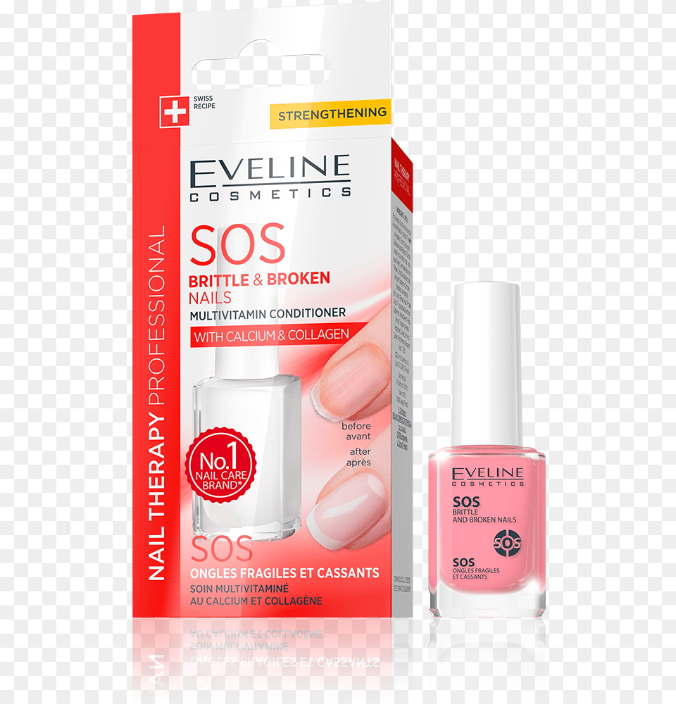 Eveline Sos Brittle And Broken Nails, Cosmetics Png Image