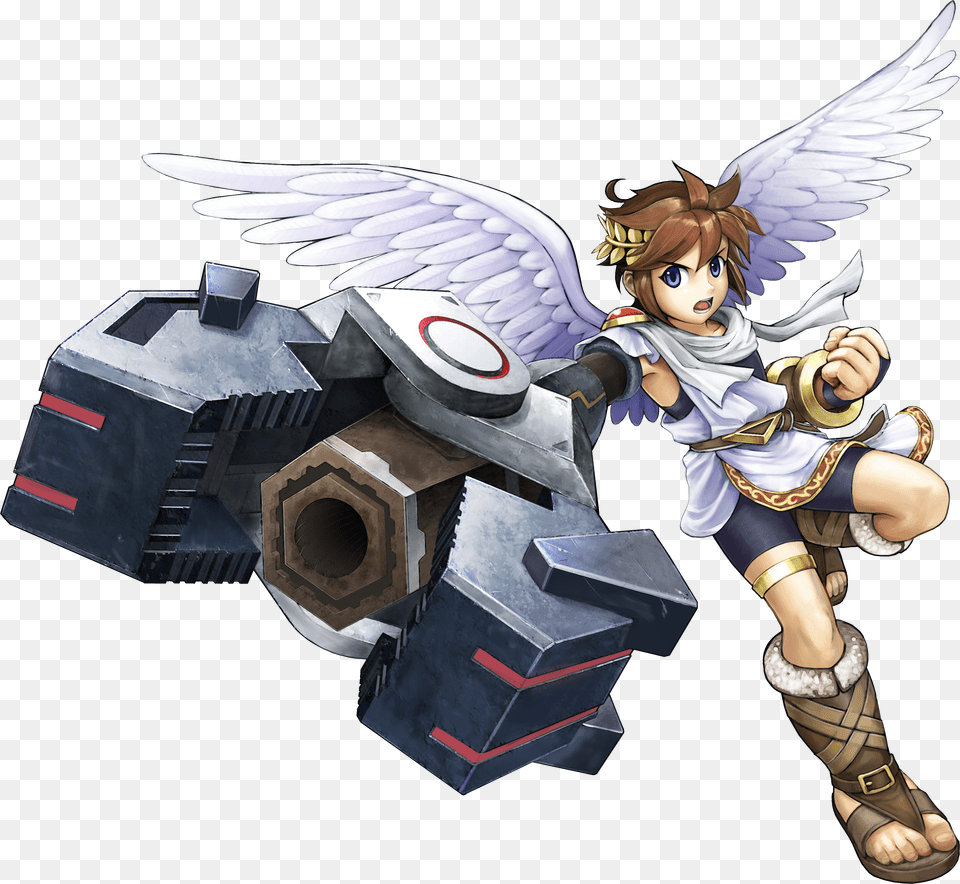 Evelyn Kid Icarus Uprising Arms Free Transparent Png