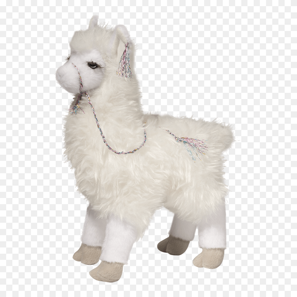 Evelyn Llama The Curious Bear Toy White Llama Stuffed Animal, Canine, Dog, Mammal, Pet Free Png