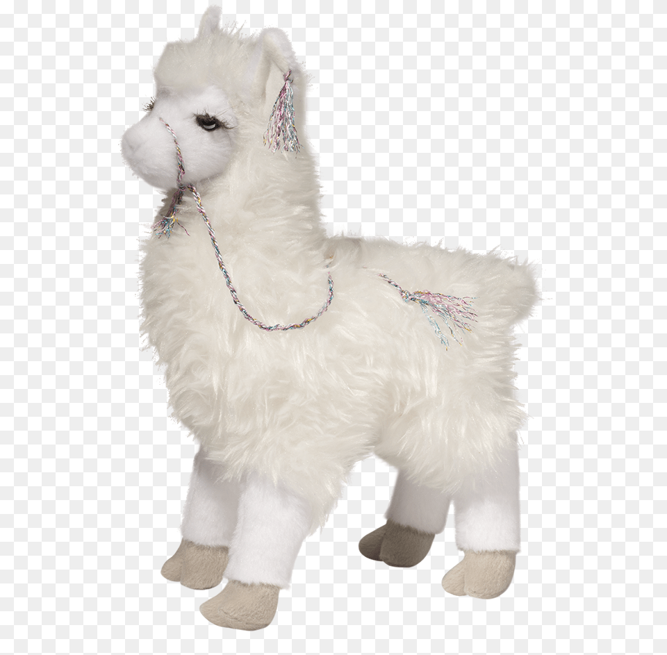 Evelyn Llama White Llama Stuffed Animal, Canine, Dog, Mammal, Pet Png