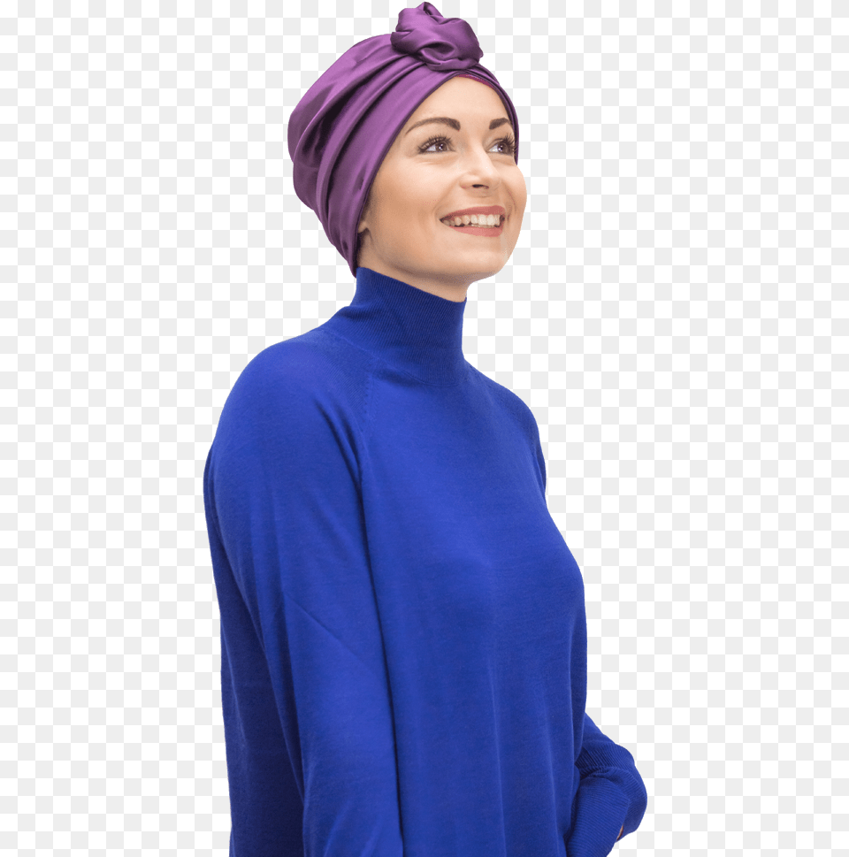 Evening Wear Chemo Turbans Velvet, Adult, Person, Woman, Female Free Png