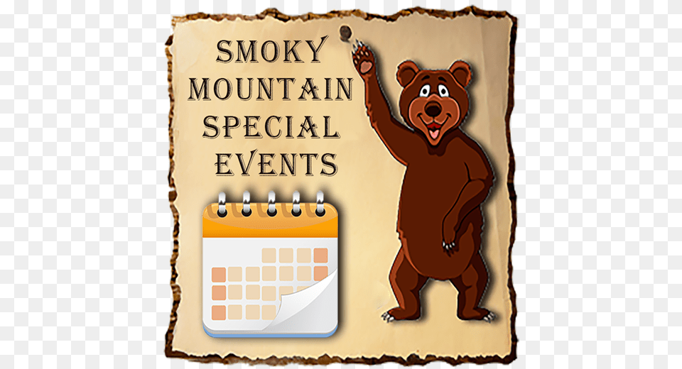 Event Calender Cartoon, Animal, Bear, Mammal, Wildlife Free Png Download