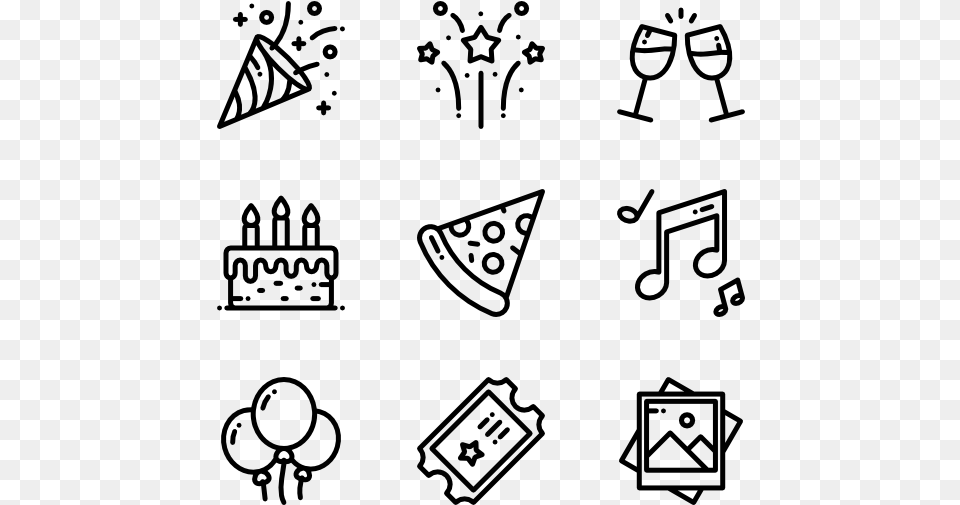 Event Design Icon Vector, Gray Free Png Download