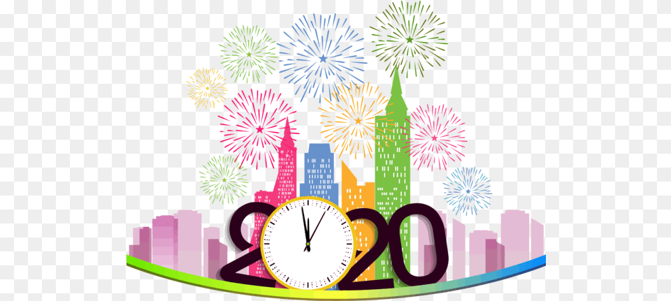 Event Fireworks For Happy Year Festival New Year Countdown 2020 Manila Free Png Download
