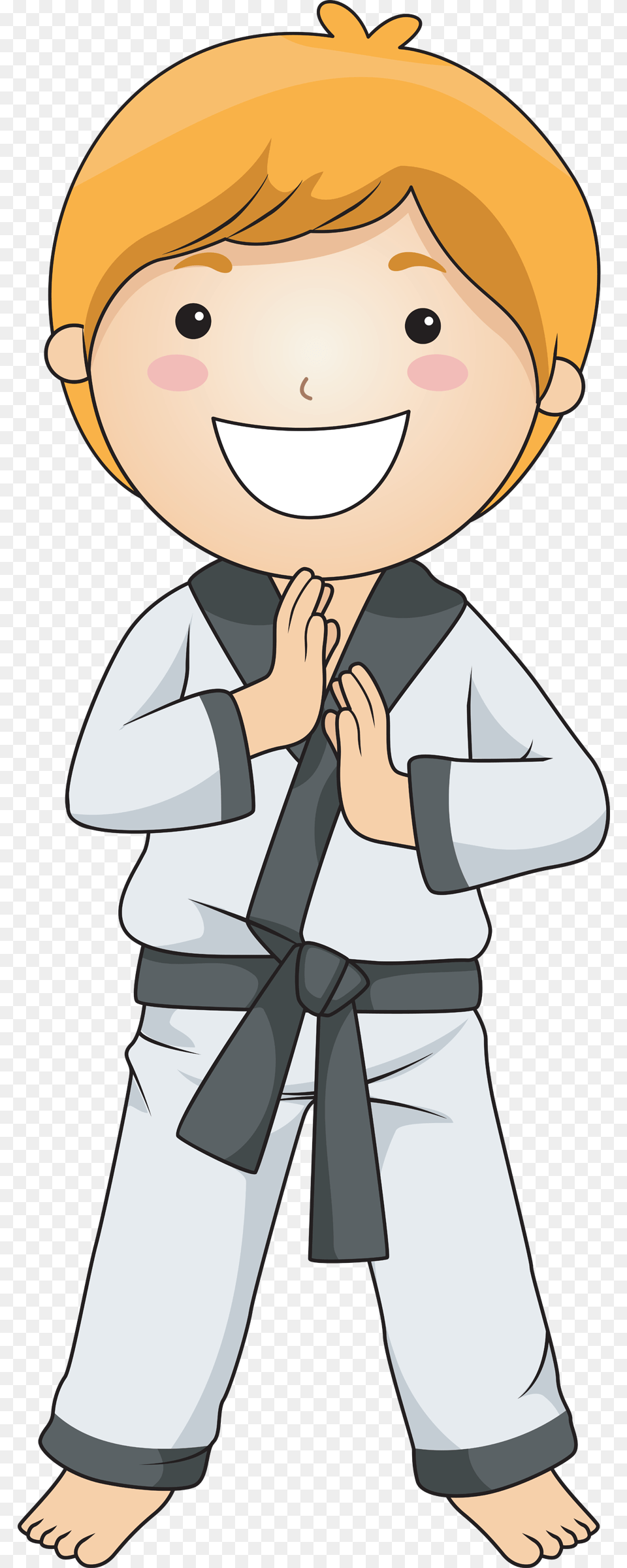 Event Test Children Boy In A Karate Dress Cartoon, Book, Comics, Publication, Formal Wear Free Transparent Png