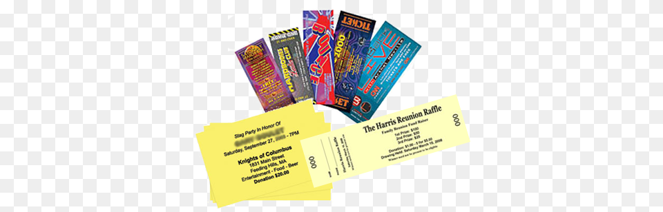 Event Ticket Printing Raffle Tickets, Paper, Text, Business Card Free Transparent Png