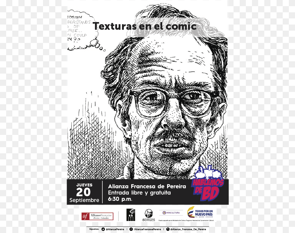 Evento Apoyado Por El Ministerio De Cultura R Crumb, Poster, Advertisement, Person, Man Free Png