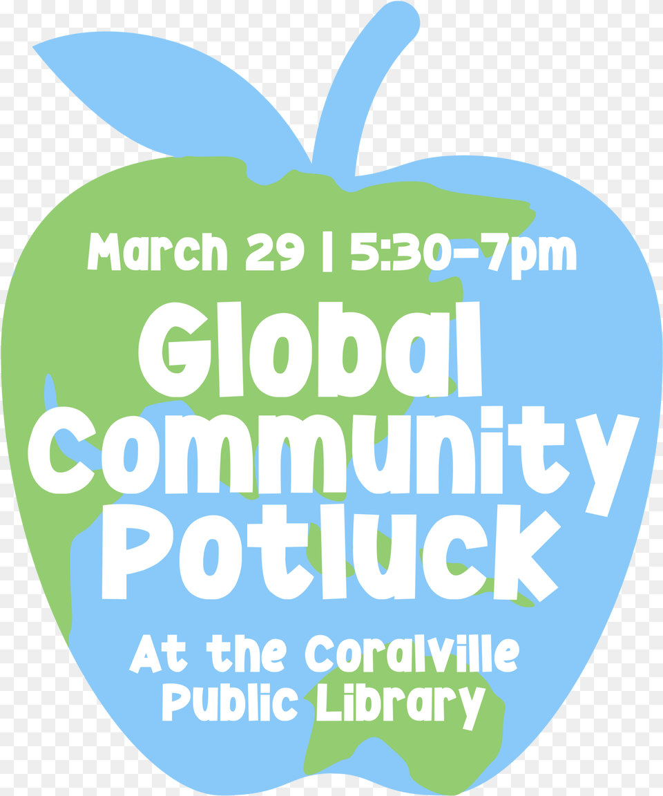 Events Coralville Community Food Pantry Clipart Granny Smith, Advertisement, Poster, Fruit, Plant Free Png