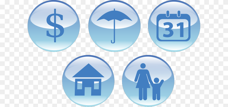 Events Icons Iconos Azul Con Fondo Blanco, Sign, Symbol Png