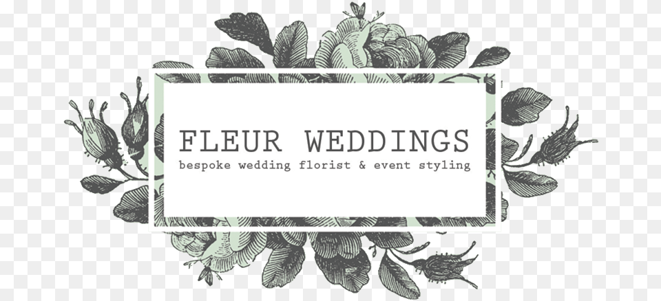 Events Services Fleur Weddings Black And White Flowers For Wedding, Art, Floral Design, Graphics, Herbal Png Image