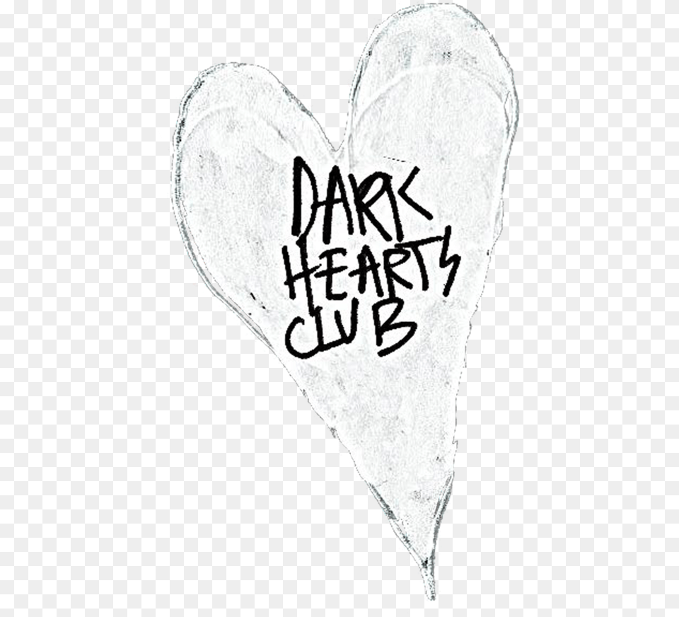Events U2014 Dark Hearts Club Black, Person, Heart, Text, Handwriting Png Image