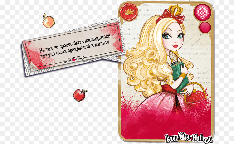 Ever After High Apple White Character, Adult, Bride, Female, Person Free Transparent Png