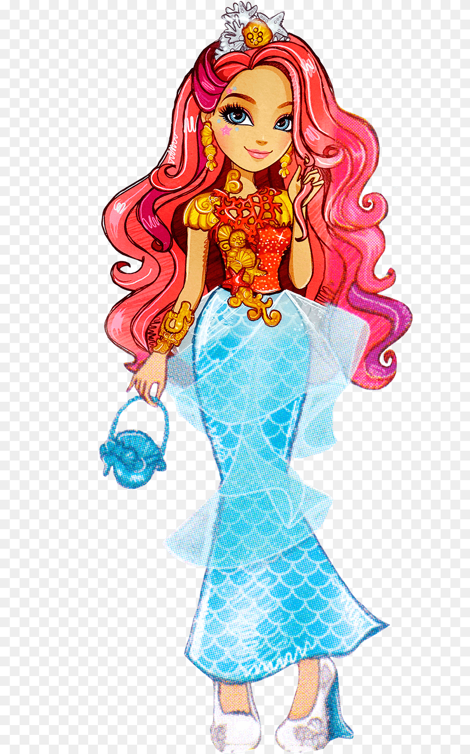 Ever After High Monster High Dolls Monster High Art Ever After High Meeshell Mermaid, Woman, Wedding, Person, Female Free Transparent Png