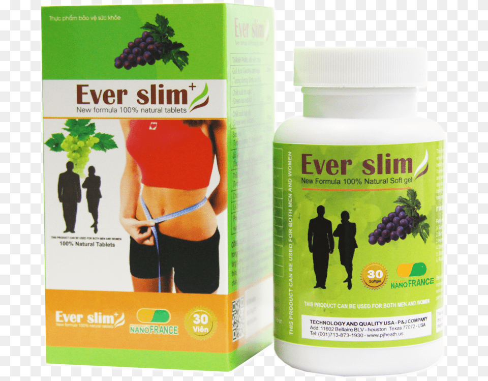 Ever Slim Weight Loss Pill Lose Weight, Herbal, Plant, Herbs, Person Free Png Download