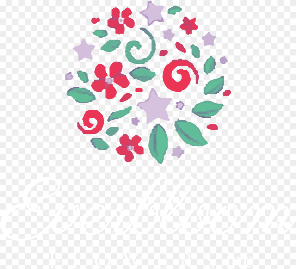 Everbloom Flowers Inc Logo, Art, Floral Design, Graphics, Pattern Free Png Download