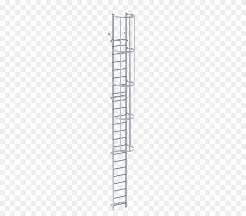 Everest Hoop Ladder Access Ladder With Safety Cage Hoop Ladder Free Png