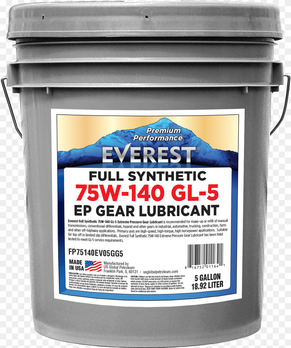 Everest Oil, Bucket, Paint Container Png Image