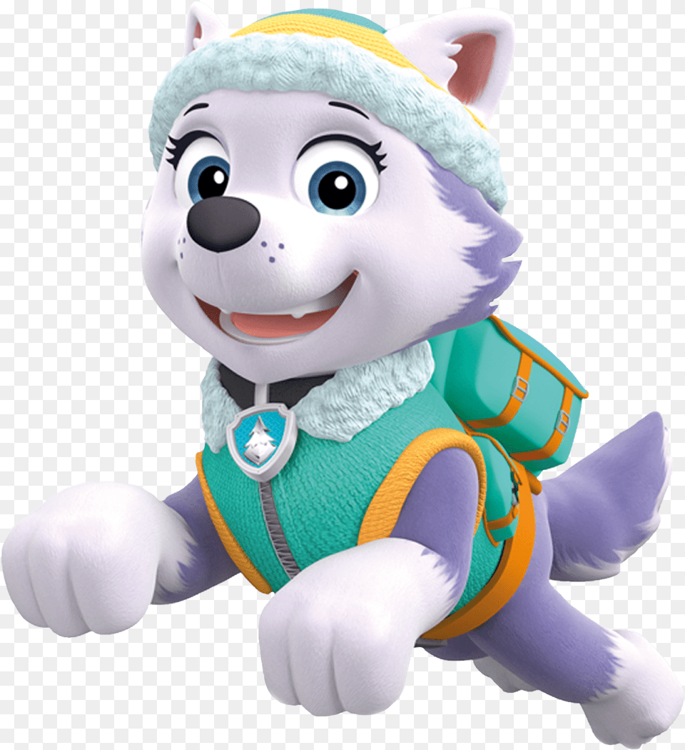 Everest Paw Patrol, Plush, Toy, Face, Head Png Image
