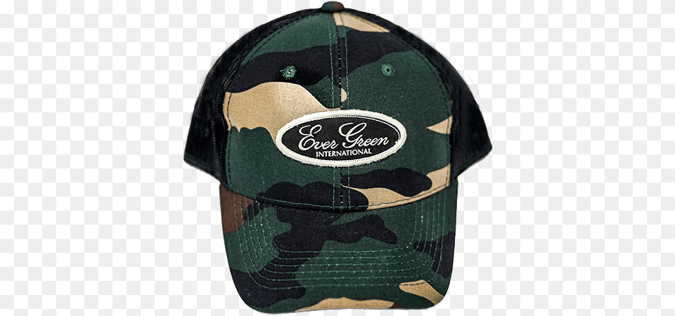 Evergreen Camo Trucker Hat Ever Green International, Baseball Cap, Cap, Clothing, Hoodie Free Png Download