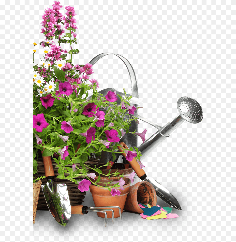 Evergreen Home Amp Garden Showplace Gardening Tools And Flowers, Flower, Flower Arrangement, Flower Bouquet, Potted Plant Png Image