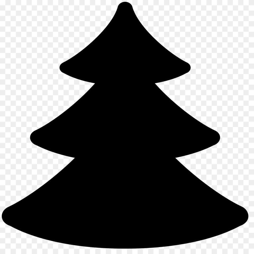 Evergreen Icon, Gray Png