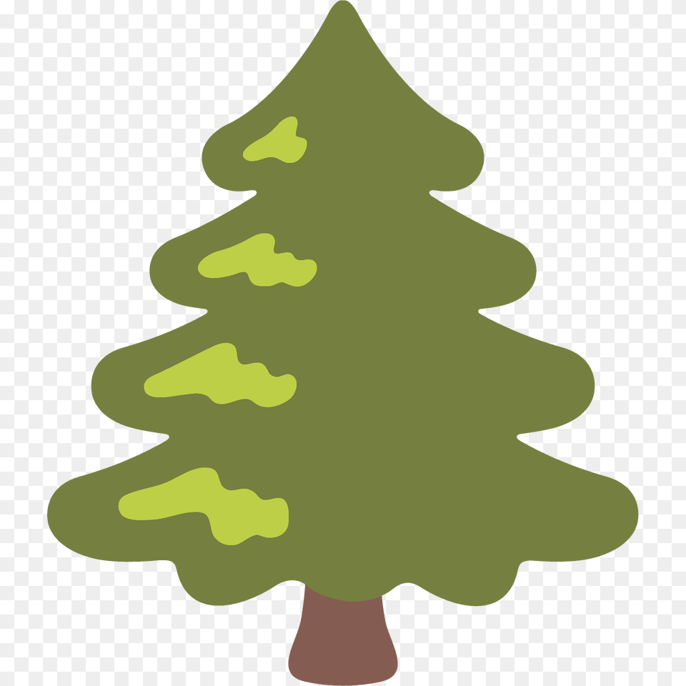 Evergreen Tree Emoji Clipart, Plant, Christmas, Christmas Decorations, Festival Free Png Download