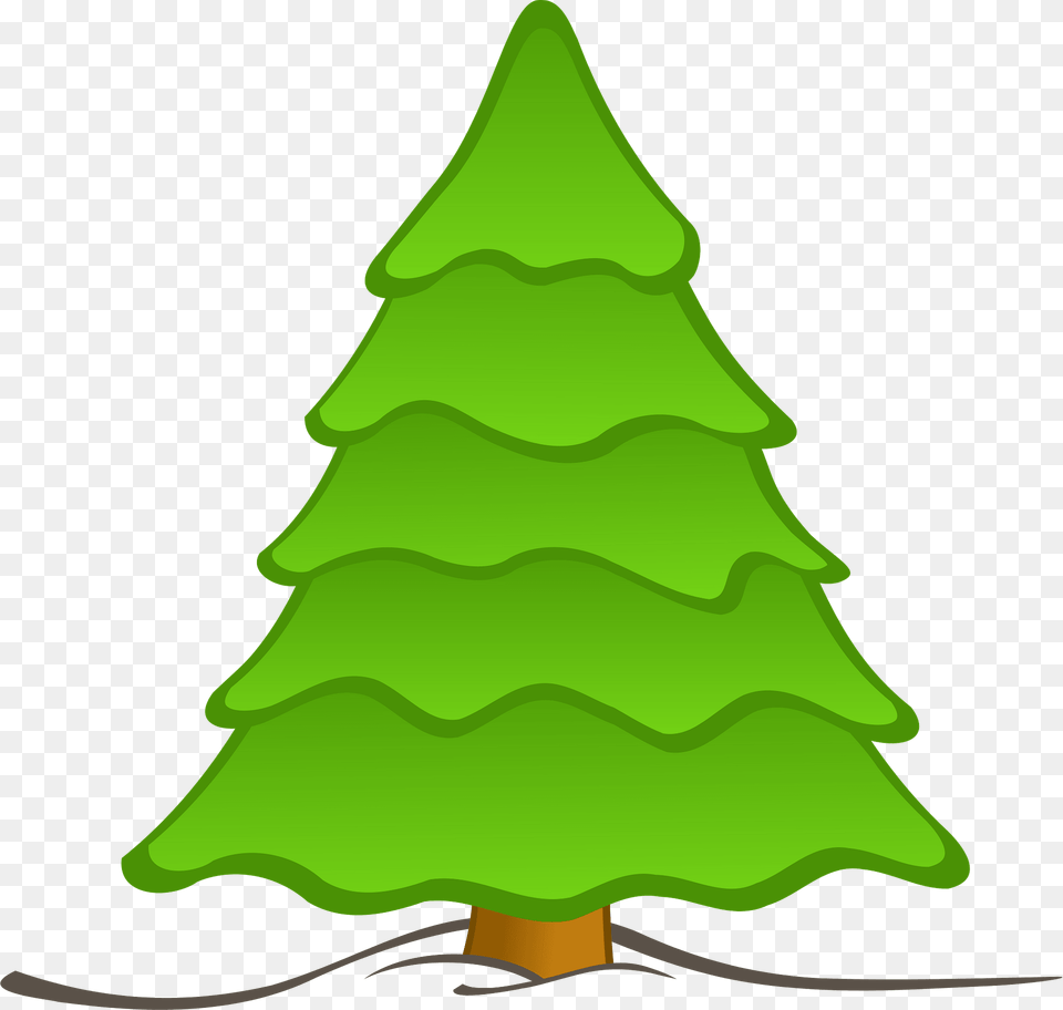 Evergreen Tree In The Snow Clipart, Plant, Green, Fir, Shark Free Png Download