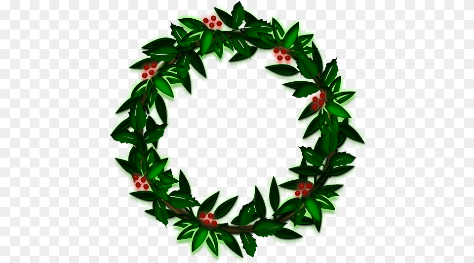 Evergreen Wreath Clipart Christmas Day, Green, Pattern Free Png Download