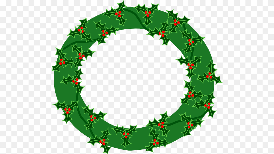 Evergreen Wreath Cliparts, Green, Pattern Png Image
