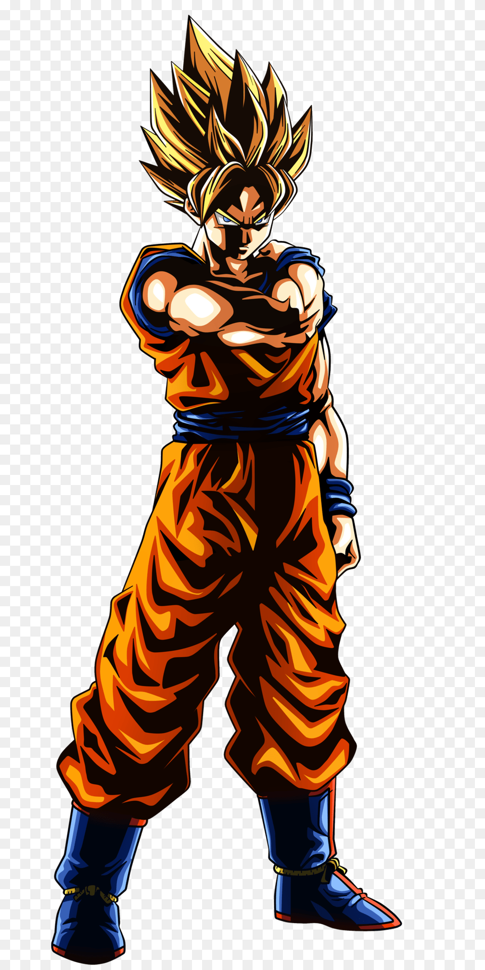 Everlasting Legend Ssj Goku Lr From Dragon Ball Z Dokkan Battle, Publication, Book, Comics, Adult Free Transparent Png