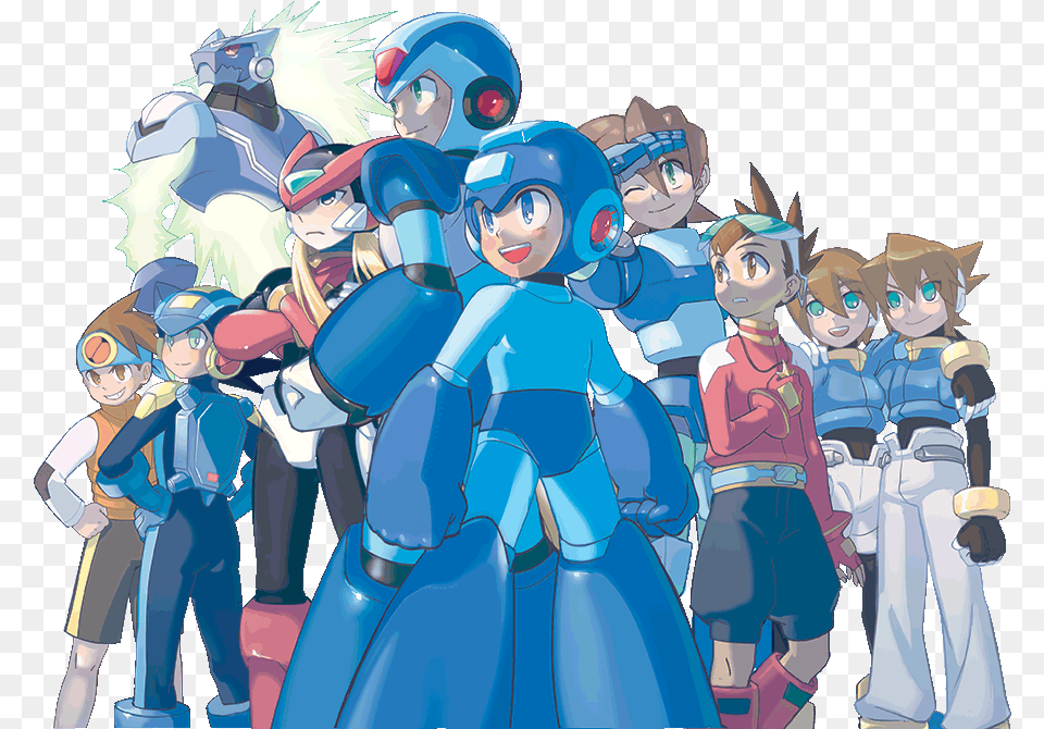 Everlasting Peace 25 Years Of Mega Man, Book, Comics, Publication, Baby Png Image